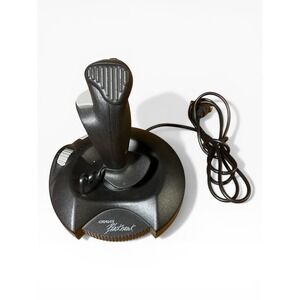 Gravis Blackhawk Joystick Vintage PC Game Port Flight Stick Controller Black